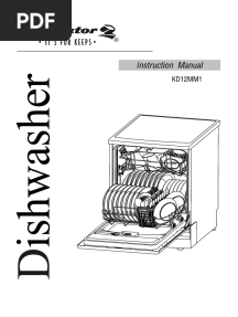 Kelvinator KD12MM1 Dishwasher