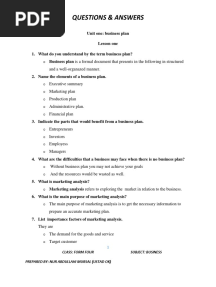 Business All Questions