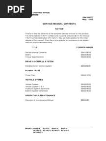 Doosan Electric Forklift B20S-5 B25S-5 B30S-5 B32S-5 Electric Schematic, Service, Operation & Maintenance Manual SB4196E
