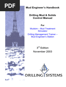 Mud Engineers Handbook