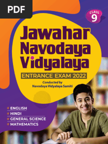 Arihant JNV Class 9 Jawahar Navodaya Vidyalaya 2022 Edition