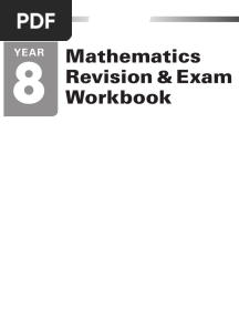 Excel Mathematics Revision Exam Workbook Year 8