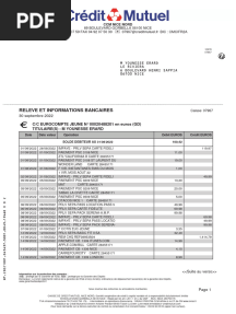 Extrait de Comptes