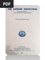 The Supreme Knowledge Revealed Through Vidyas In The Upanishads