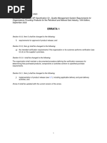 API Specification Q1 10th Edition Errata 1 20231102