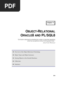 PLSQL Chapter