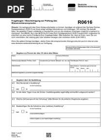 Fragebogen / Bescheinigung Zur Prüfung Des Waisenrentenanspruchs