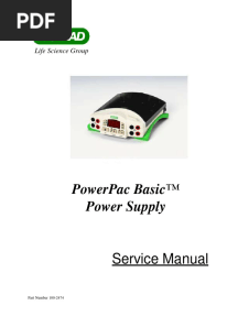 PowerPac Basic Service Manual Rev B