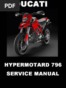Ducati Hypermotard 796 Service Manual