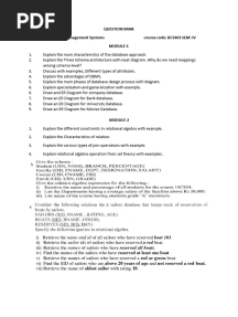Dbms Question Bank (Bcs403)