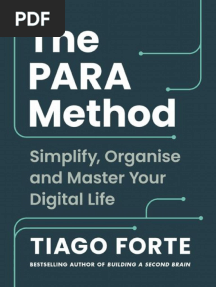 The PARA Method Tiago Forte