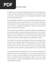 El Valle Del Cauca Del Futuro
