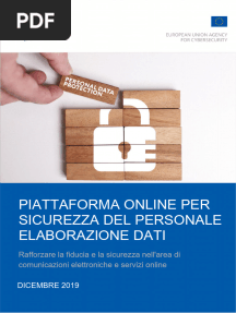 Online Platform for Security of Personal Data Processing