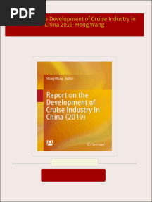 Complete Download Report on the Development of Cruise Industry in China 2019  Hong Wang PDF All Chapters