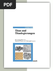 (Ebook) Titan und Titanlegierungen, Third Edition by Manfred Peters, Christoph Leyens ISBN 9783527305391, 9783527611089, 3527305394, 3527611088 download