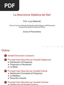 03. Statistiche Descrittive