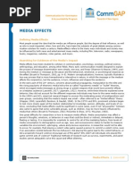 Media Effects Web