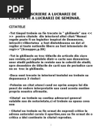 Reguli de Scriere a Lucrarii de Diploma