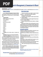 Admitere Management Si Comunicare in Afaceri