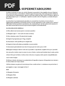 Dieta Del Supermetabolismo Schema Rev
