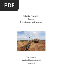 Cathodic Protection Operation & Maintenance PDF