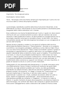 Saggio Breve Di Italiano