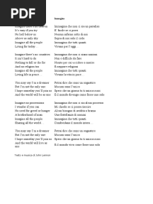 Testo Imagine