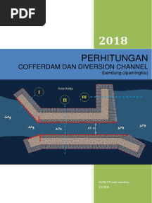 Perhitungan Cofferdam Dan Diversion Channel-1