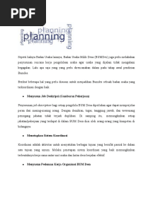 Rencana Kerja Bumdes