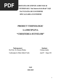 Proiect Suine