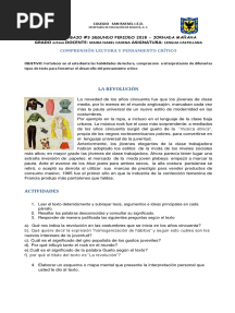 Guia 3 2p Grado 8 Comprensión Lectora