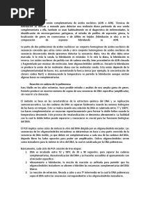 Técnicas de Hibridación