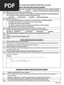 Xii Informatics Practices More About Classes and Libraries PDF