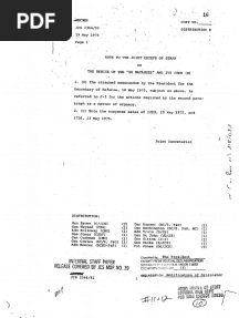 Memos, Rescue of The SS Mayaguez & Its Crew