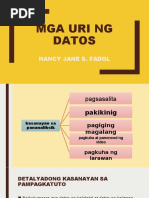 MGA URI NG DATOS DEMO 1