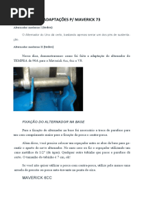 Adaptações Maverick 73