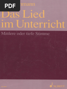 Lohmann Das Lied Im Unterricht - Tief PDF