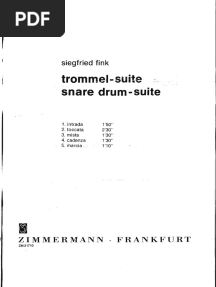Trommel Suite - Siegfried Fink PDF