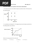 PHYSICS ASSIGNMENT -MCQ-O LEVEL