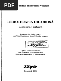 Hierotheos Vlachos - Psihoterapia Ortodoxa - Continuare