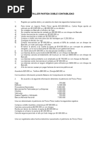 Taller Partida Doble Contabilidad