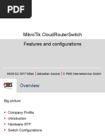 MUM2017-ITALY MikroTik CloudRouterSwitch