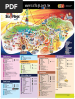 Mapa Parque Six Flags