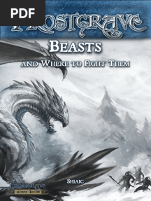 Frostgrave - Beasts and Where To Fight Them (Draft 1.00)