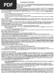 Crisi Del '29 e New Deal