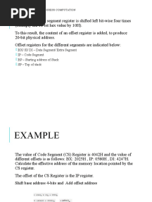 4 Addressing Modes of 8086