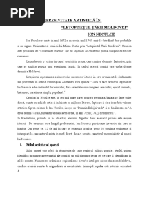 Letopisetul Tarii Moldovei Ion Neculce