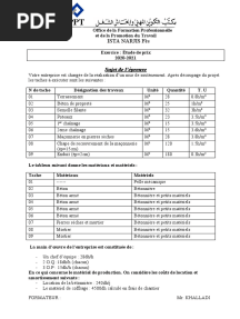 Exercice Étude de Prix (Réparé)