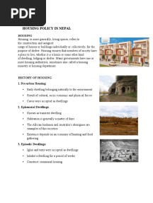 Literature Review Housing