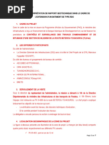 Rapport Visite de Site